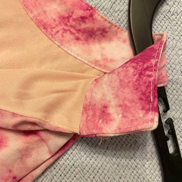 NWT pink tie-dye-look INC maxi dress - Picture 8 of 8